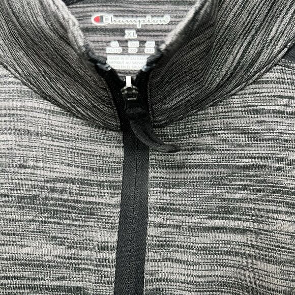 Duke Blue Devils Champion 1/2 Half Zip Pullover Womens Size XL Gray Heathered LS - Picture 8 of 13